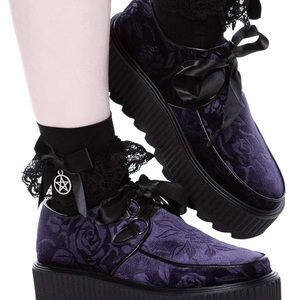 Killstar Vampire's Kiss Creepers [PLUM]